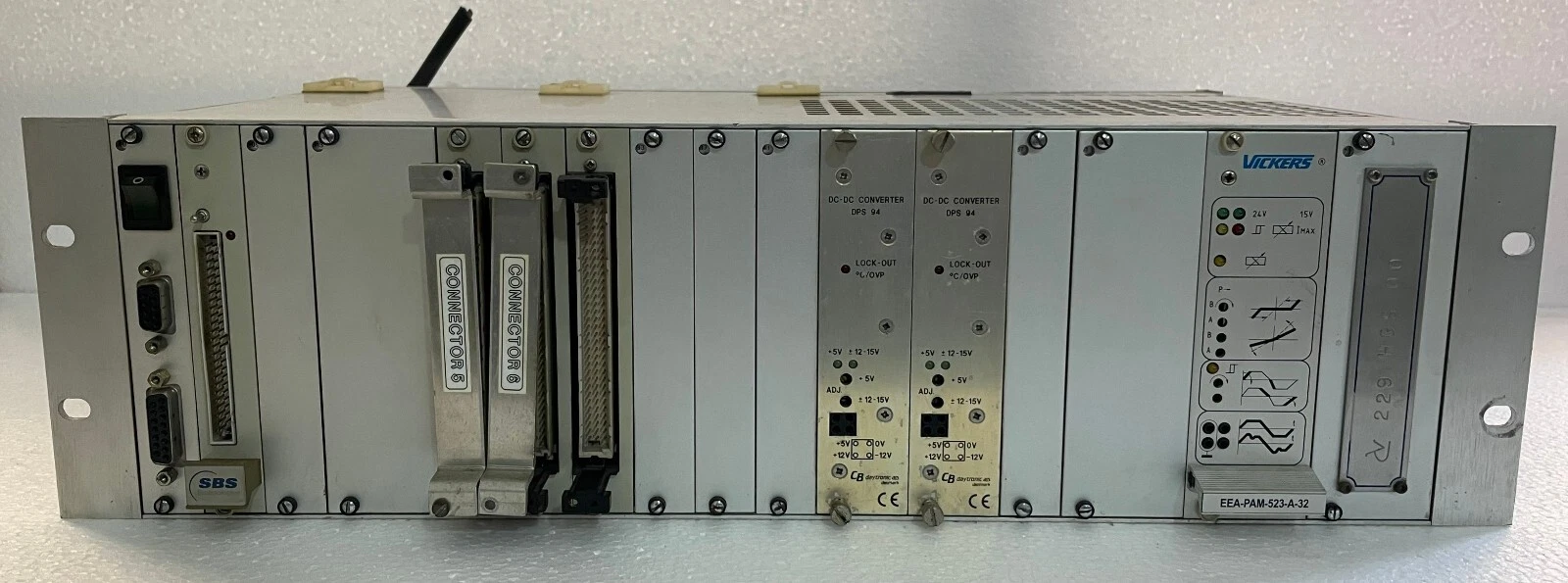 EATON VICKERS Complete Panel V229 HGS 00 With EEA-PAM-523-A-32 PCB